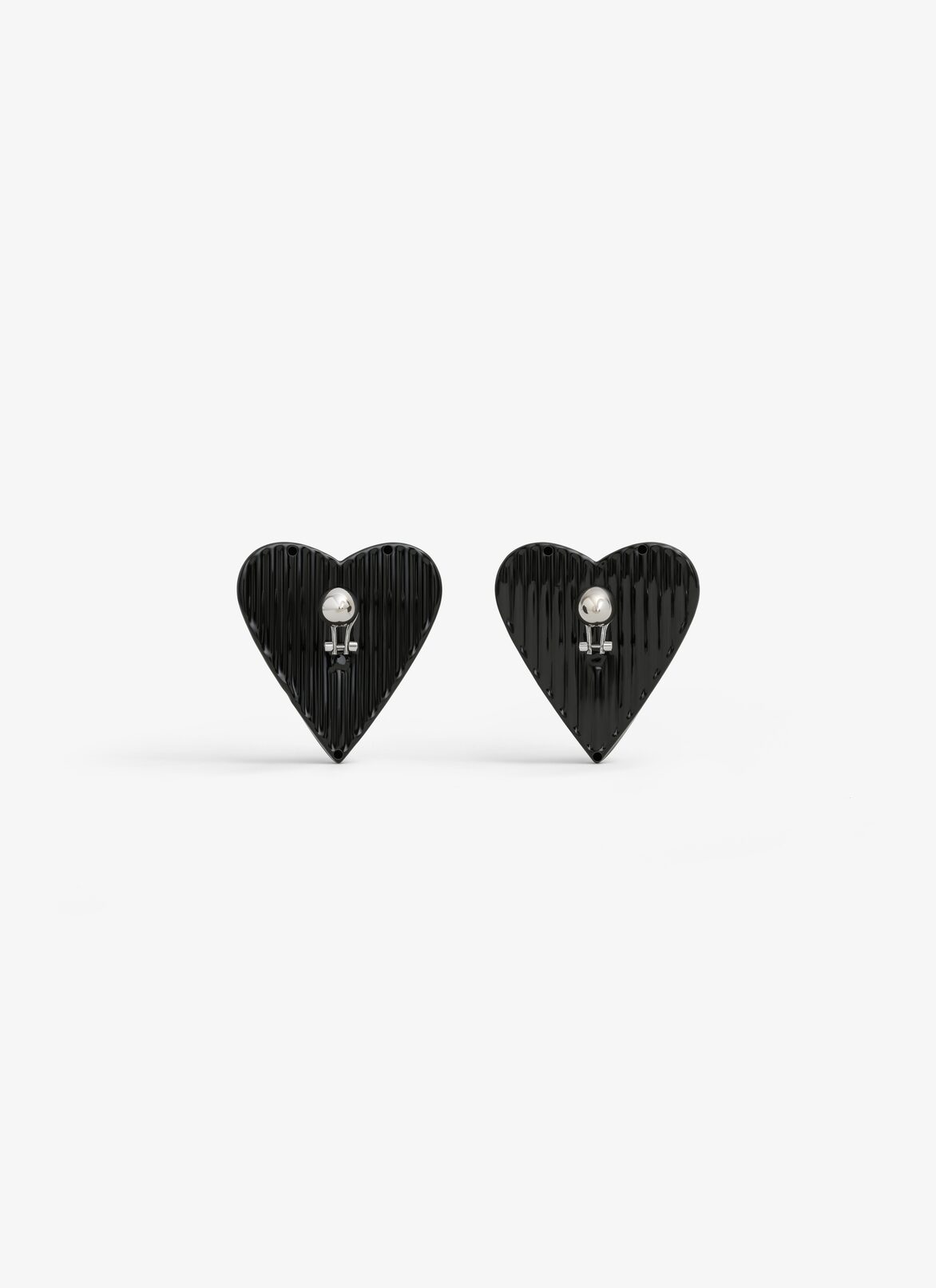 LE CŒUR BOMBÉ EARRINGS ALAÏA BLACK LE CŒUR BOMBÉ EARRINGS